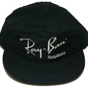 True vintage Ray Ban logo Velcro adjustable cap
